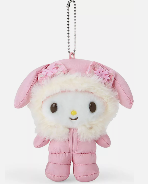 Sanrio Pompompurin Fuwapuku Winter Mascot Holder