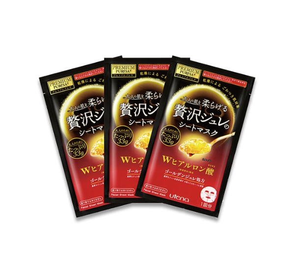 UTENA Premium Puresa 金色凝胶面膜（透明质酸）