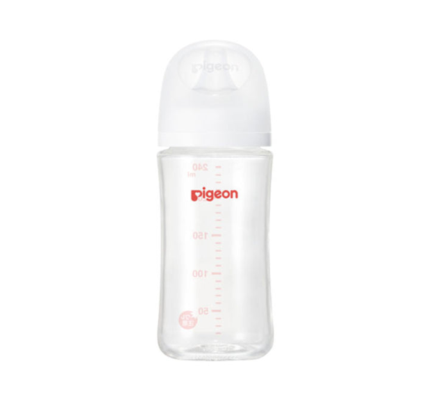 PIGEON Baby Feeding Bottle (Glass, 240ml / 3 months+)