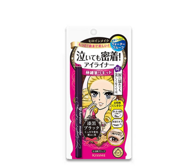 KISS ME Heroine Make Smooth Liquid Eyeliner Super Keep (01 Dark Black)