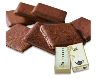 LeTAO THÉ NOIR Darjeeling Chocolate Langue de Chat Cookies