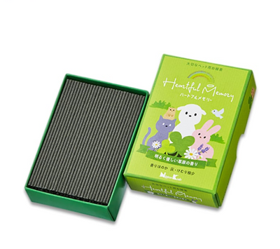 Nippo Kodo Heartful Memory Pet Memorial Incense (Green Meadow Scent)
