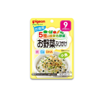 PIGEON 5-채소 후리카케 쌀 양념, 정어리 포함