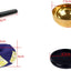 PREORDER Oda Kobo Brass Altar 4-Piece Bell Set with Mirror Finish and Wooden Bell Stand (7.58 cm)