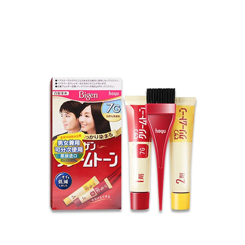 Two-Part Hair Color Cream for Gray Hair