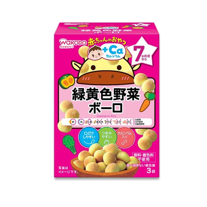 WAKODO Calcium-Fortified Vegetable Bolo Cookies