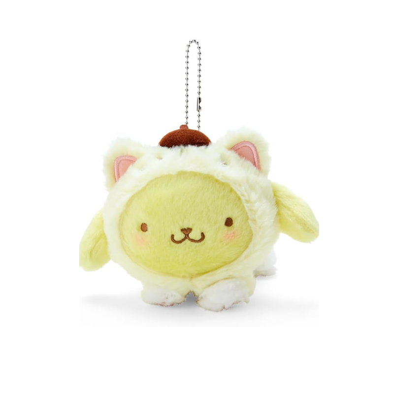 Sanrio Love Neko Plush Keychain