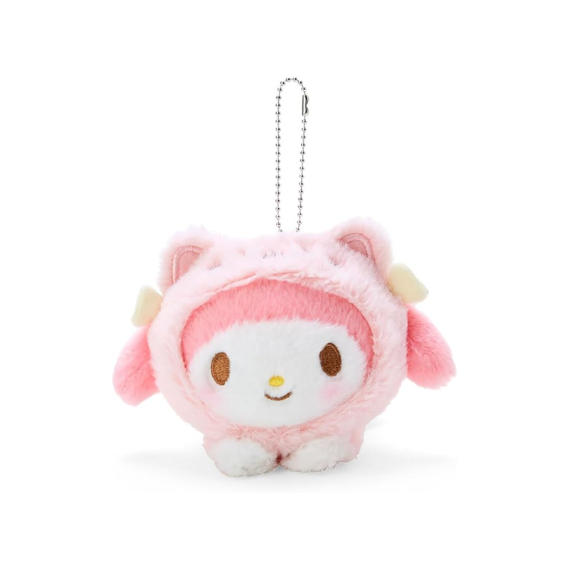 Sanrio Love Neko Plush Keychain