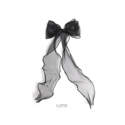 LUPIS 메쉬 리본 헤어 클립