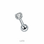 LUPIS 16G Straight Barbell Piercing