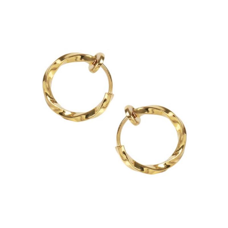 Twisted Hoop Earrings