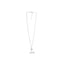 Lupis Double Cross Silver Necklace
