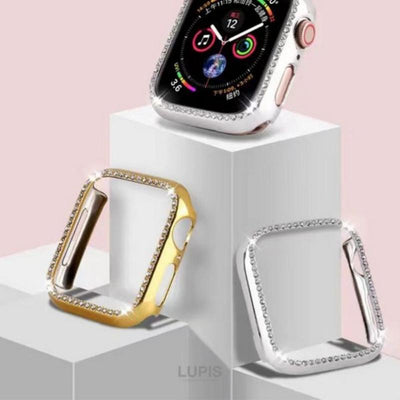 LUPIS Rhinestone Apple Watch Frame Case