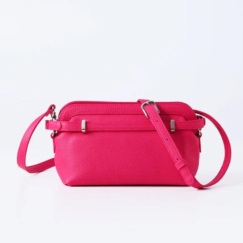 CHATONA Mini Leather Bag (Cherry Pink)