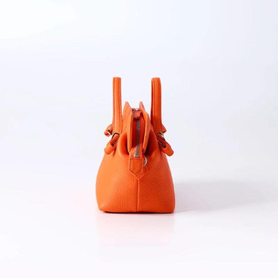 CHATONA Mini Leather Bag (Fresh Orange)