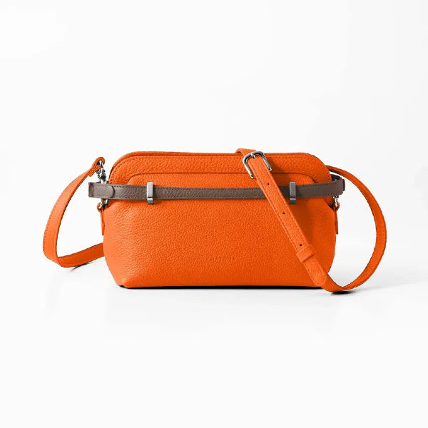 CHATONA Mini Leather Bag (Fresh Orange)