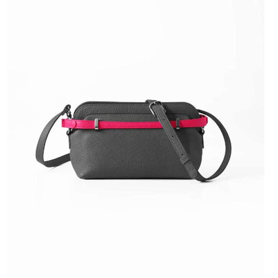 CHATONA Mini Leather Bag (Essential Gray)