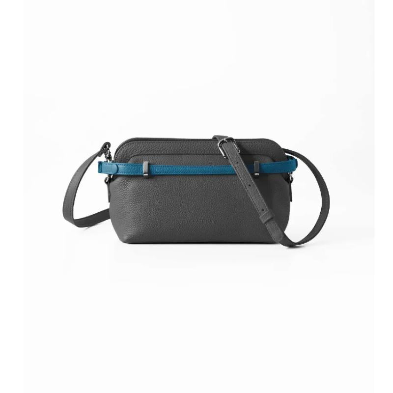 CHATONA Mini Leather Bag (Essential Gray)