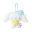 Sanrio Cinnamoroll Sleepy Time Plush Keychain
