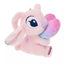 Disney Stitch and Angel Gradient Color Smily Heart Cushion Plush Keychain