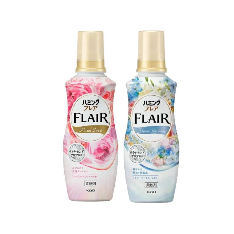 Kao Humming FLAIR Fabric Softener – Flower Harmony / Floral Sweet (520ml / 520g)