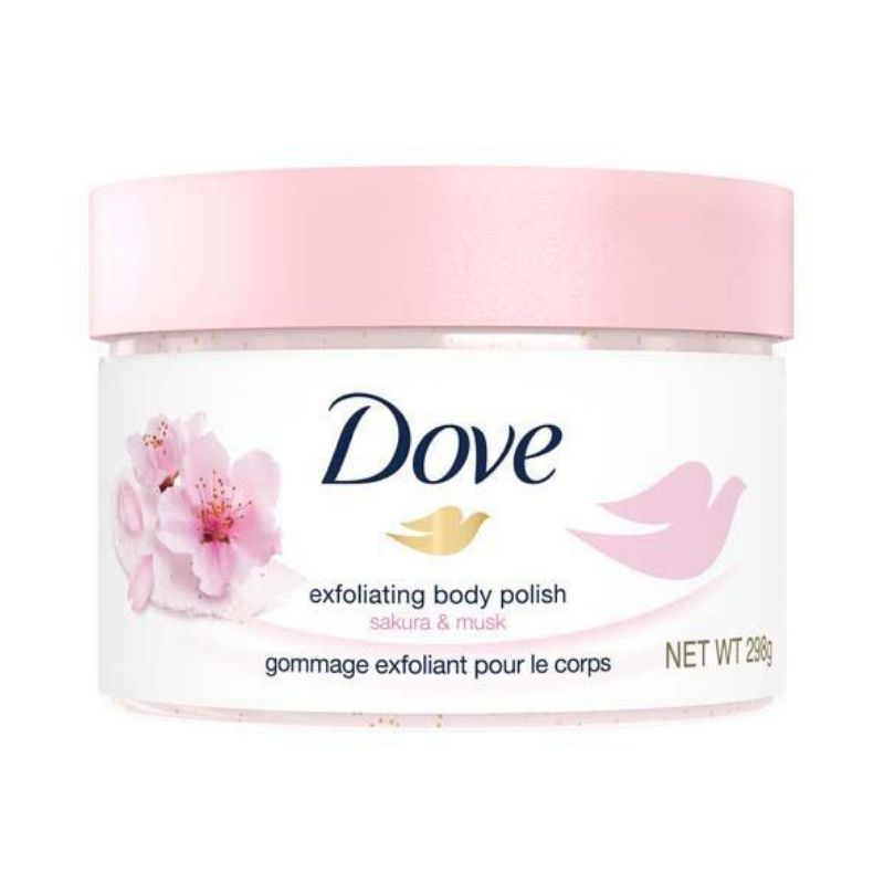 PREORDER Dove Creamy Body Scrub – Sakura & Musk – 298g