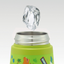 Skater Dinosaur Stainless Steel Bottle with Die Cut Straw