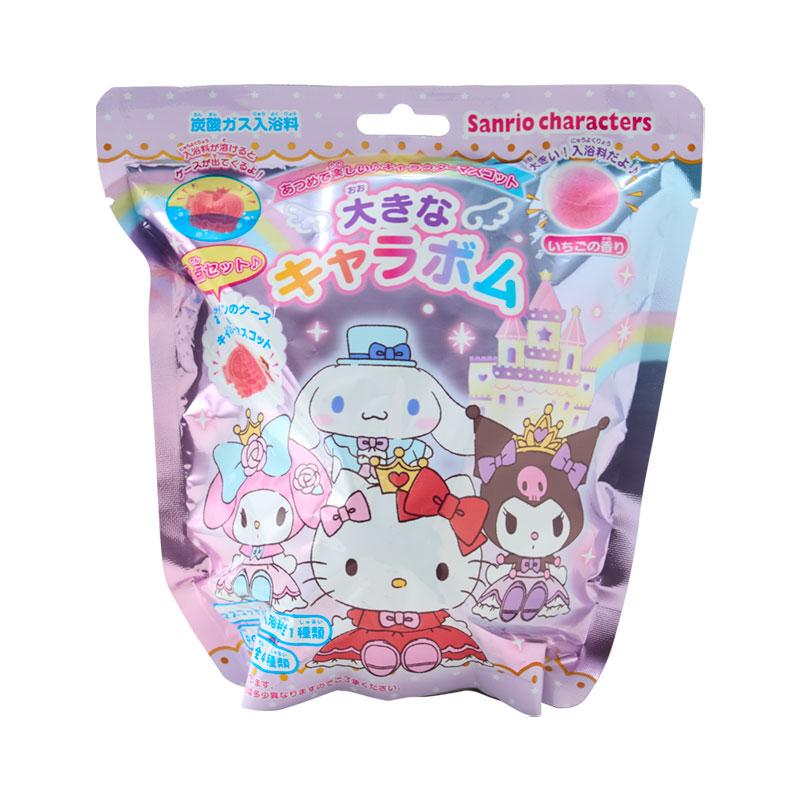 Sanrio Characters Large Character Bath Bomb with Castle Case & Mascot
