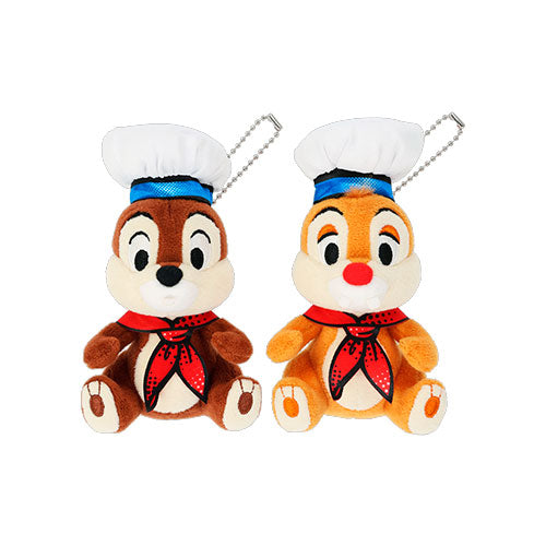 Disney Donald's Quacky Duck! Duck! Duck City! Chip & Dale Plush Keychain Set