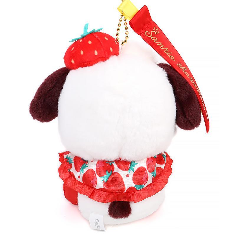 Sanrio Strawberry News 50th Anniversary Plush Keychain