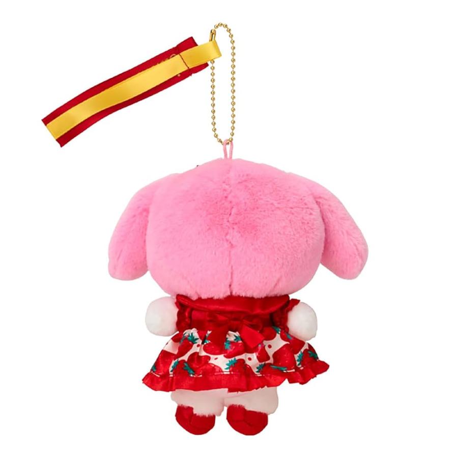 Sanrio Strawberry News 50th Anniversary Plush Keychain