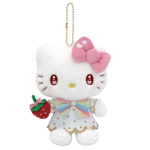 Sanrio 50th Anniversary Strawberry News Plush Keychain