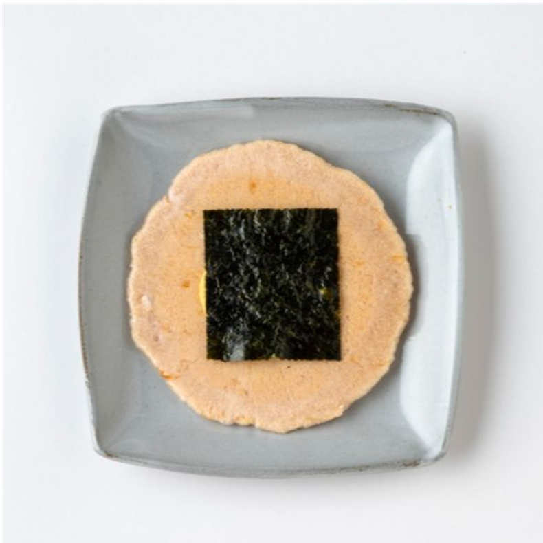 AKOYA TOKYO Sea Urchin Cheese Shrimp Crackers with Grilled Nori