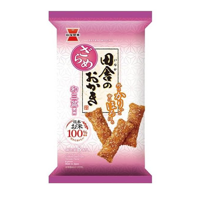Iwazuka Seika Inaka no Okaki Wasanbon Sugar Flavored Rice Crackers