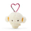 SANRIO Heart Carabiner Plush Keychain