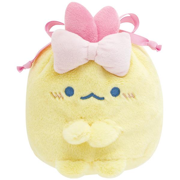 SAN-X Sumikko Gurashi Yumemiru Shippos Ebiten No Shippo Plush Drawstring Bag