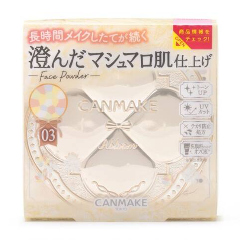 CANMAKE Marshmallow Finish Powder Abloom (03 Plumeria Wreath)