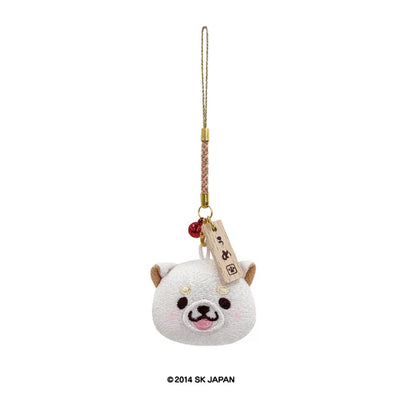 SK JAPAN The Loyal Dog Mochishiba Chirimen Strap (Ume)