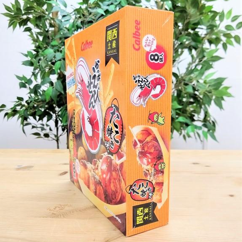 Calbee Kappa Ebisen (Kansai Exclusive Takoyaki Flavor)