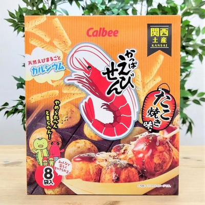 Calbee Kappa Ebisen (Kansai Exclusive Takoyaki Flavor)