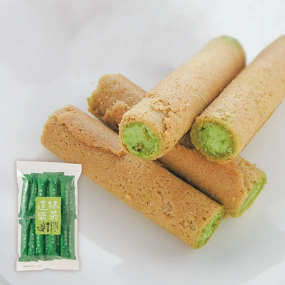 Itoken Matcha Doraku Cream Roll Cookies (18 pieces)