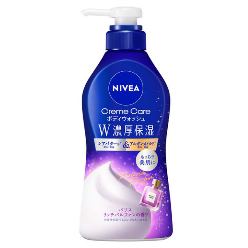 Nivea Creme Care Body Wash Paris Rich Pulfan/French Garden Rose