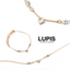 Lupis Gold Square Stone Bracelet
