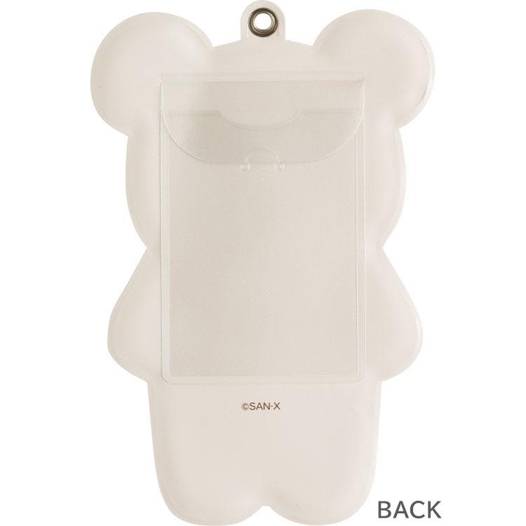 Rilakkuma Plush Photo Series Die-Cut Pass Case – Rilakkuma / Korilakkuma [San-X]