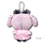 Sanrio Jiraikei My Melody and Kuromi Plush Keychain (Small)