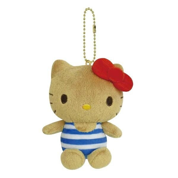 Sanrio Tanned Hello Kitty Seaside Vacation Collection Plush Pendant