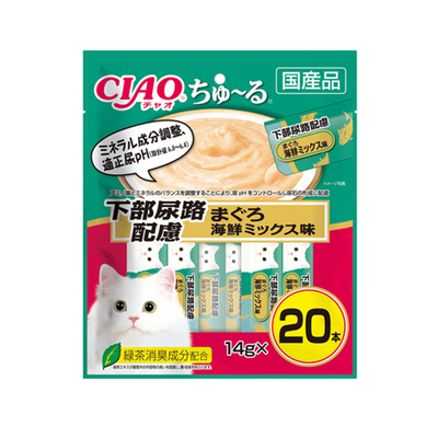 Inaba CIAO Churu Cat Treats (Urinary Tract Care Variety Pack)
