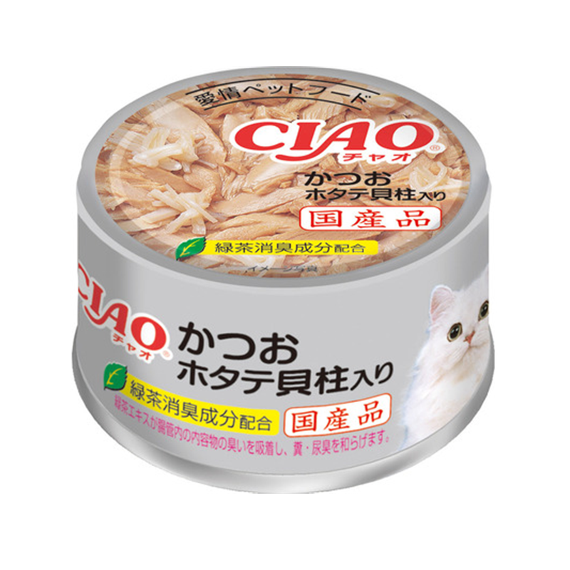 Inaba Bonito & Scallop Selection Premium Seafood Cat Treats