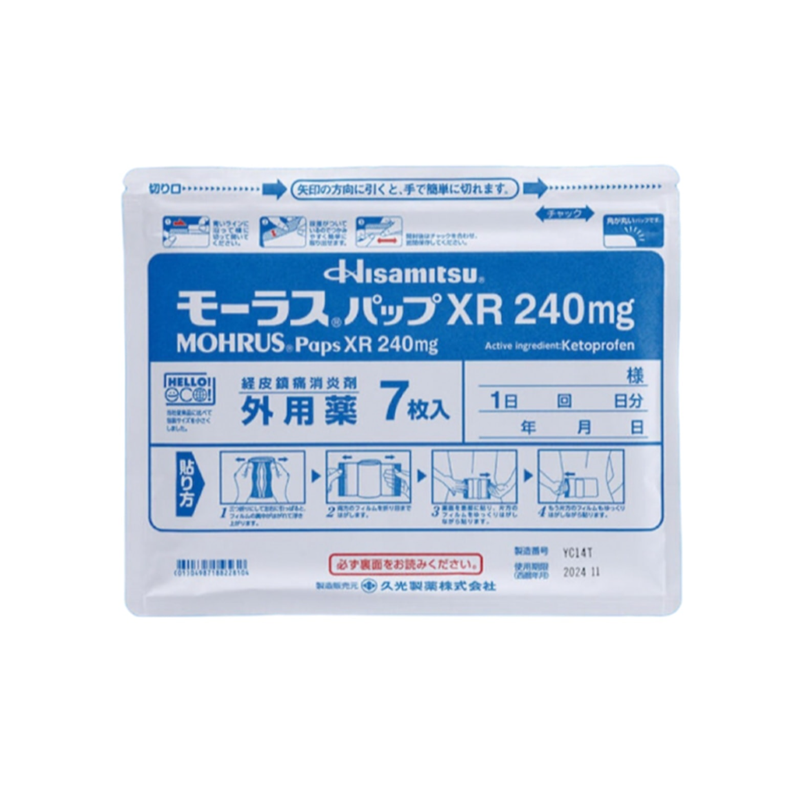 Hisamitsu MOHRUS Paps XR 240mg