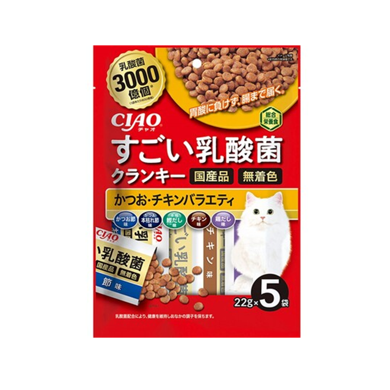Inaba CIAO Sugoi Lactic Acid Crunky Cat Treats